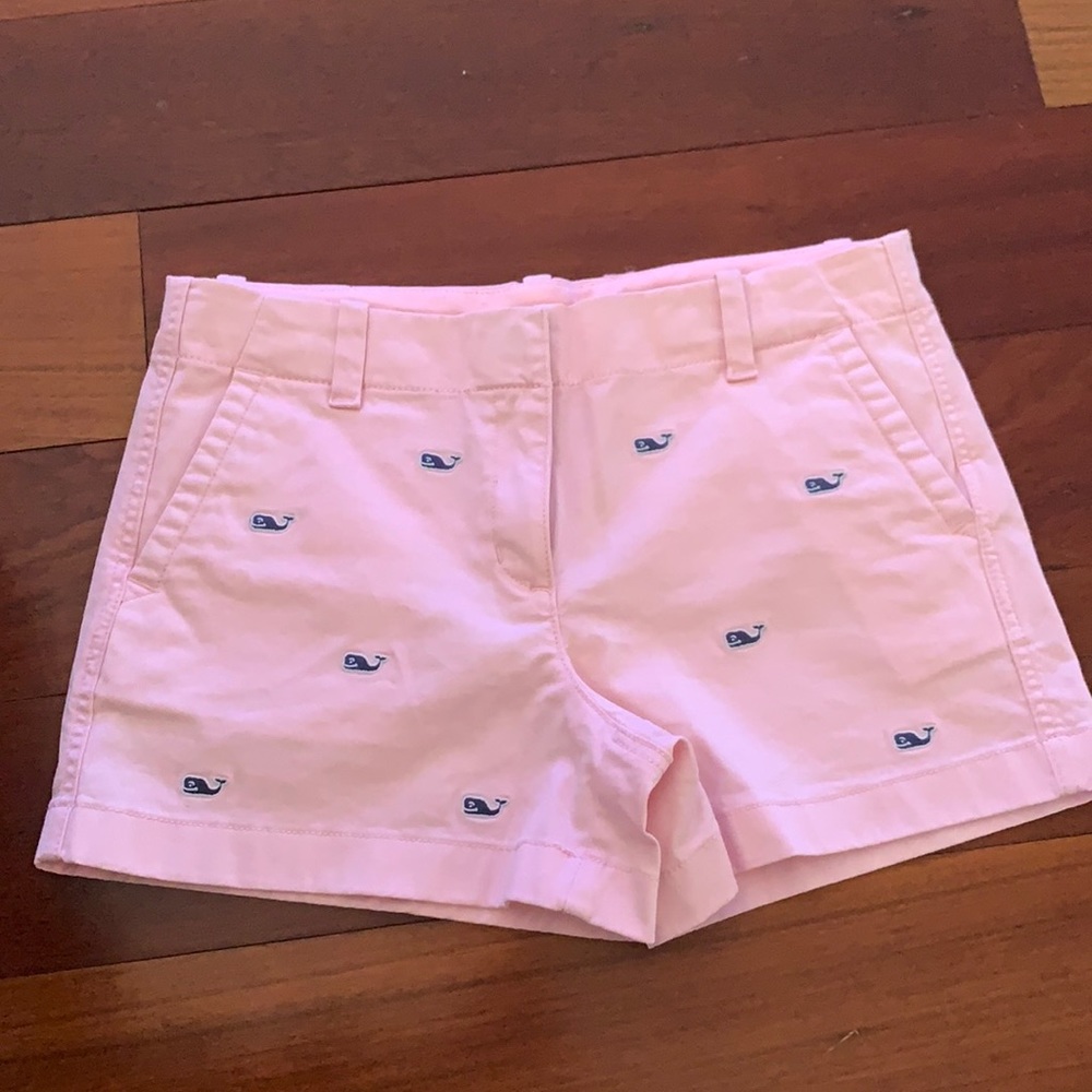 Vineyard Vines girls pink shorts size 12